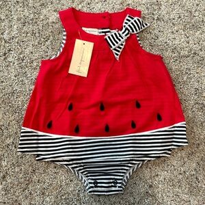 First Impressions 6-9 months Watermelon Outfit